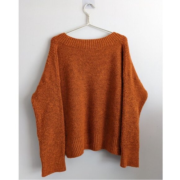 Topshop oversized v-neck chunky sweater - Picture 3 of 3